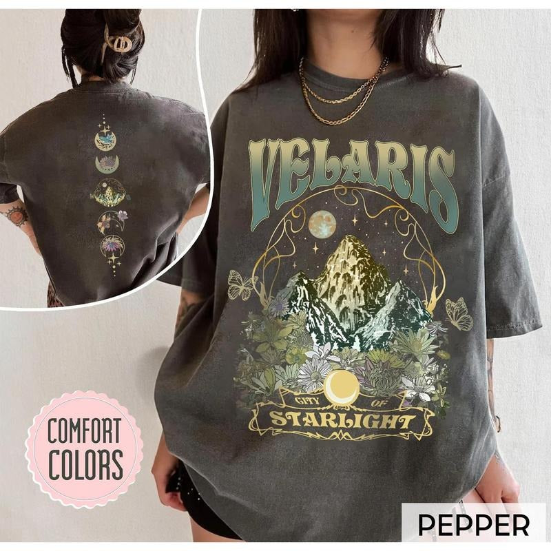 Velaris City Of Starlight Acotar Shirt, The Night Court Shirt, Court Of Thorns and Roses Shirt, Velaris Shirt, Sjm...