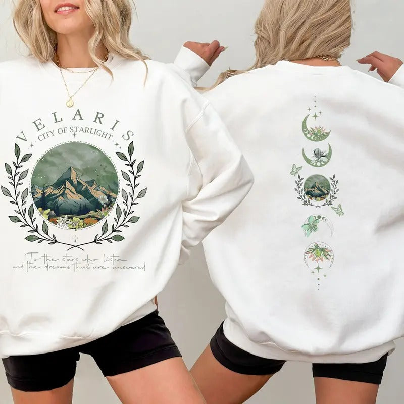 Velaris City Of Starlight Acotar Sweatshirt, Acotar Shirt, Bookish Shirt, Book Lover Gift, SJM Merch Hoodie