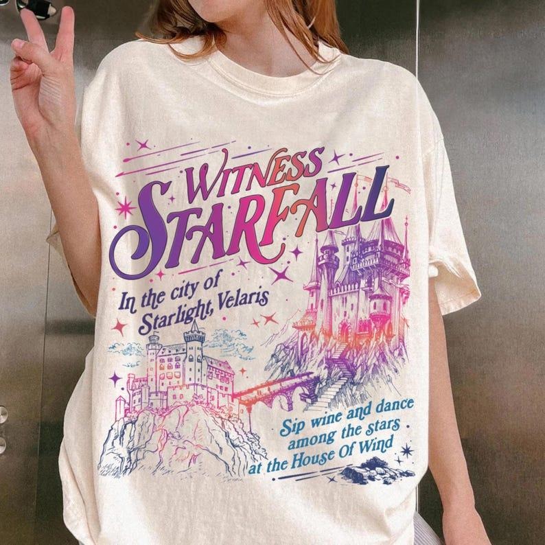 Velaris City Of Starlight T-Shirt, A Court Of Thorns And Roses Shirt, The Night Court Shirt, Court Of Dreams Jumper...