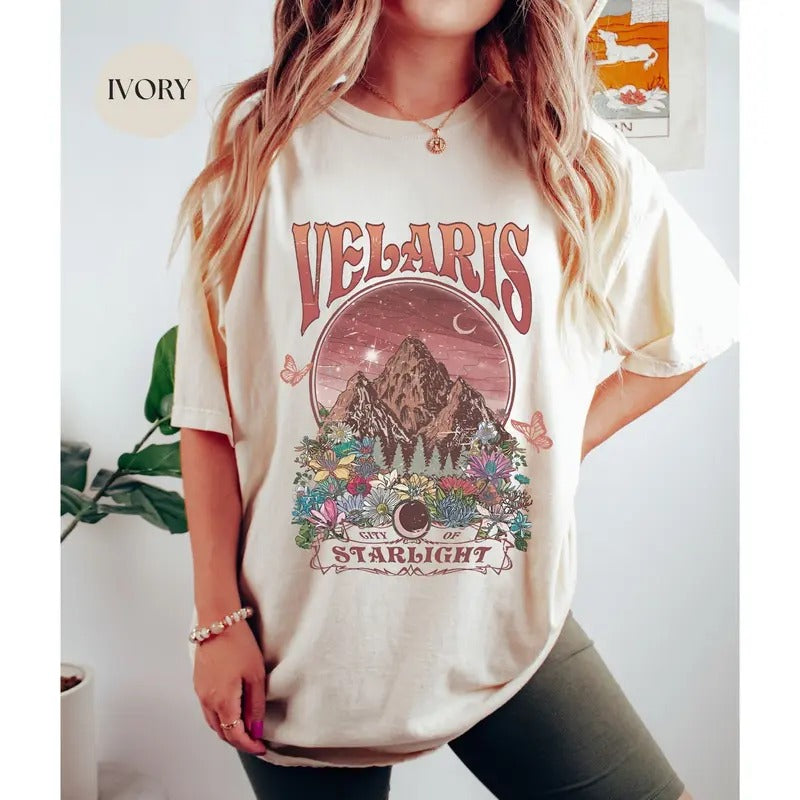 Velaris City of Starlight ACOTAR Shirt, The Night Court Shirt, Bookish Gift, Court of Thorns and Roses Shirt | SJM Merch...