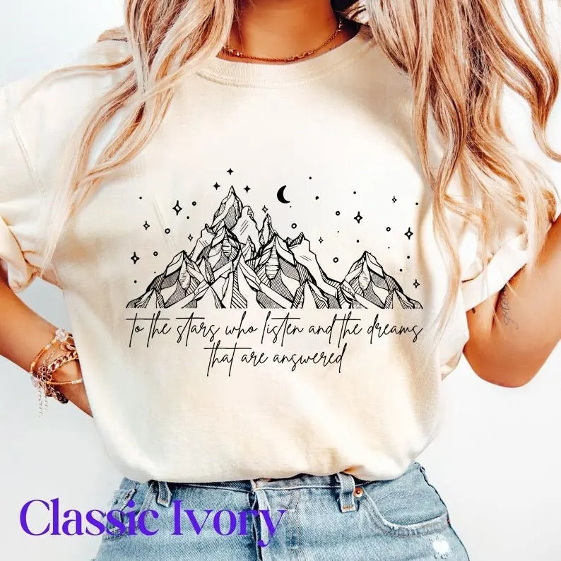 Velaris City of Starlight ACOTAR T-Shirt , The Night Court Shirt, Bookish Gift, Court of Thorns and Roses Shirt | SJM...