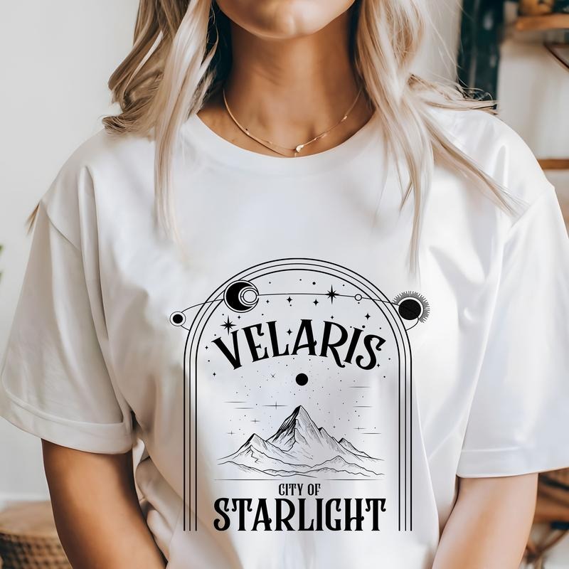 Velaris City of Starlight ACOTAR T-Shirt, Original Design, Velaris Shirt, City Of Starlight, The Night Court, Sjm Merch,...