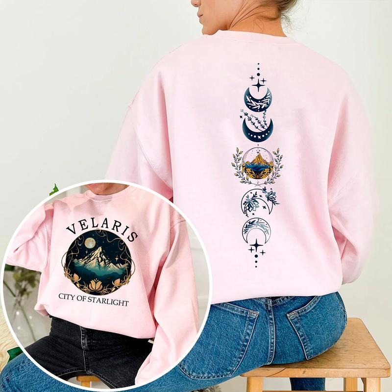 Velaris City of Starlight Crewneck Sweatshirt Womenswear Hoodie T-Shirts | HypeCrazeTee.com