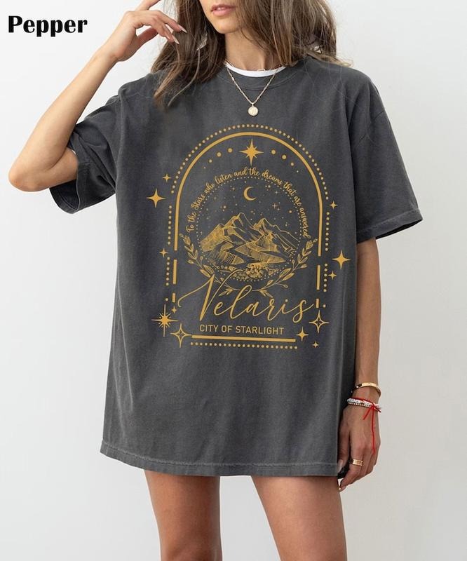 Velaris Embroidered Shirt Fireheart Terrasen Shirt Bat Shirt Velaris ACOTAR Shirt Velaris City Starlight City Starlight T-Shirts, Hoodie, Sweatshirt