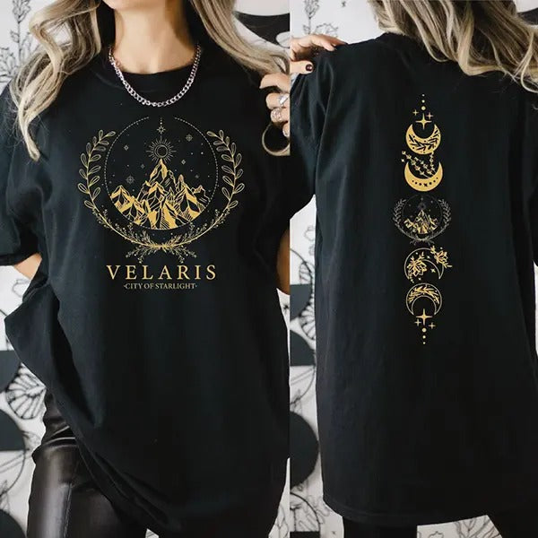 Velaris Shirt, Thorns and Roses Court of Dreams Shirt, Acotar Comfort Colors Shirt, Night Court Acotar Hoodie, Sweatshirt