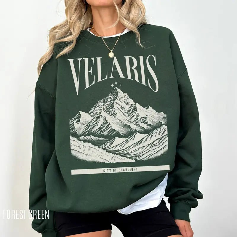 Velaris Sweatshirt, ACOTAR Sweatshirt, ACOTAR merch, bookish merch T-Shirts, Hoodie | HypeCrazeTee.com