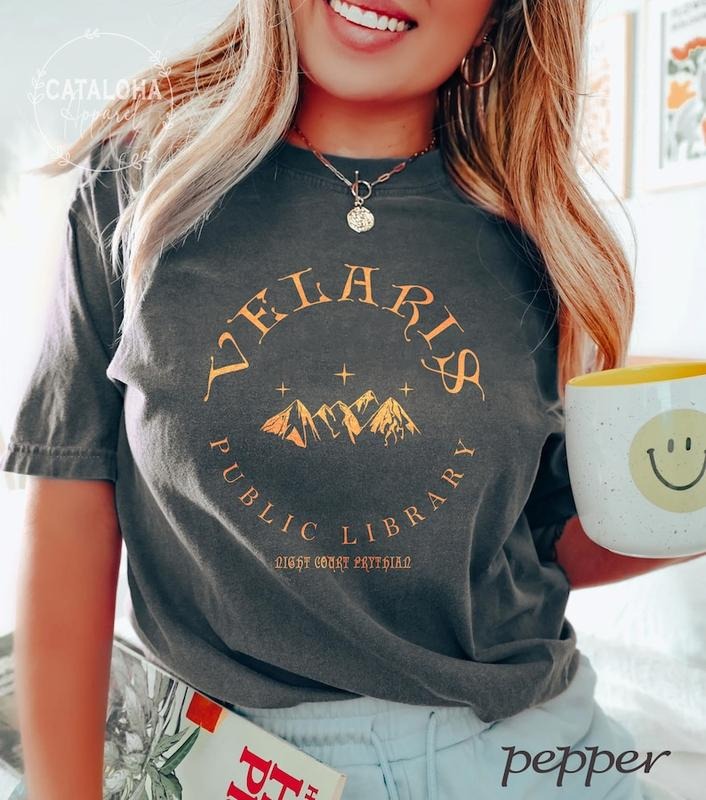 Velaris library tshirt, Night Court Prythian, A court of Thorns and ROSES, City of Starlight shirt, ACOTAR shirt Hoodie,...