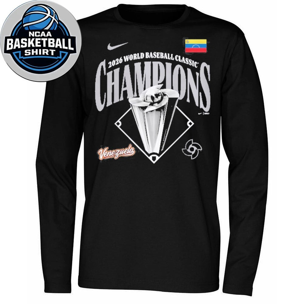 Venezuela 2026 World Baseball Classic Champions Cup And Logo Shirt