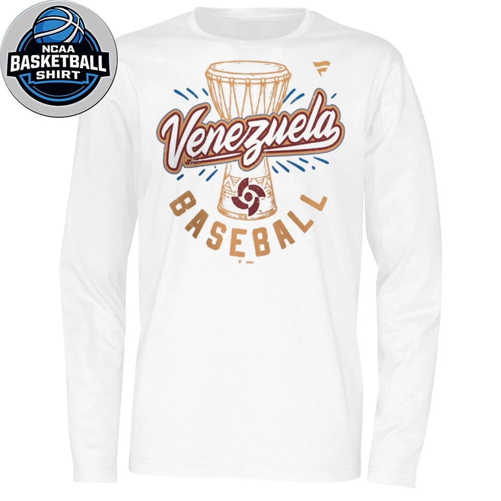 Venezuela Baseball Fanatics Natural 2026 World Baseball Logo T-Shirt