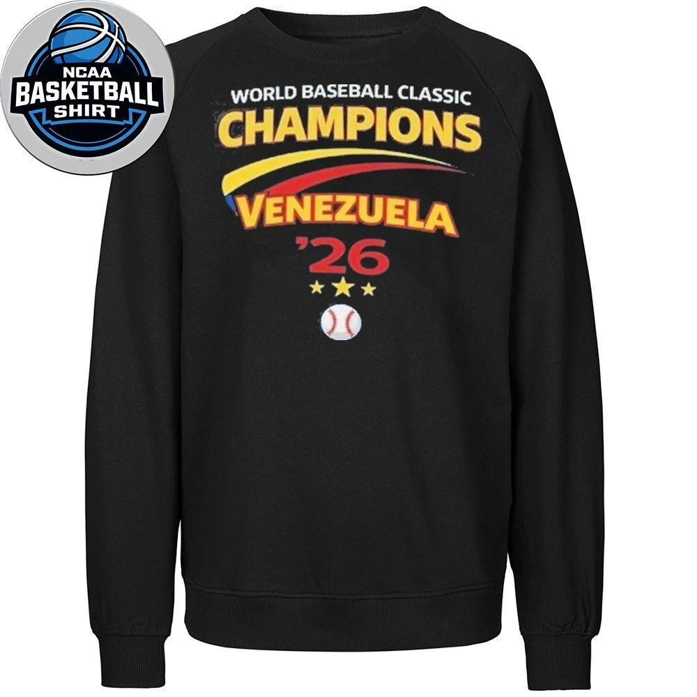 Venezuela Team 2026 World Baseball Classic Champions Shirt