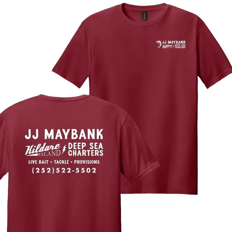 Ver 2 JJ Maybank Deep Sea Charters Outer Banks OBX4 2 Sides T-shirt for men and women Hoodie, Sweatshirt | HypeCrazeTee.com