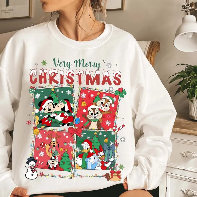 Very Merry Christmas Sweater, World Family Matching Christmas Sweatshirt, Merry Christmas 2024 Shirt Hoodie