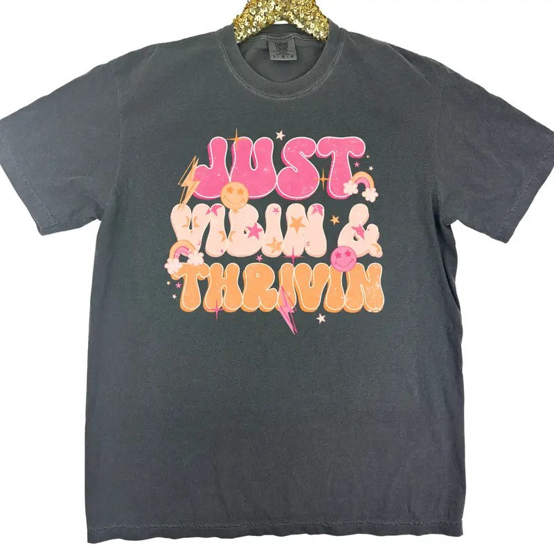 Vibin & Thrivin Comfort Colors T-Shirt 'NLB' Hoodie, Sweatshirt | HypeCrazeTee.com