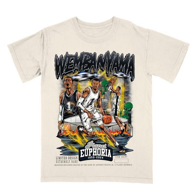 Victor Wembanyama V2 Tee - Soft and Comfortable Shirt - Unisex - Graphic T-Shirt Hoodie, Sweatshirt | HypeCrazeTee.com