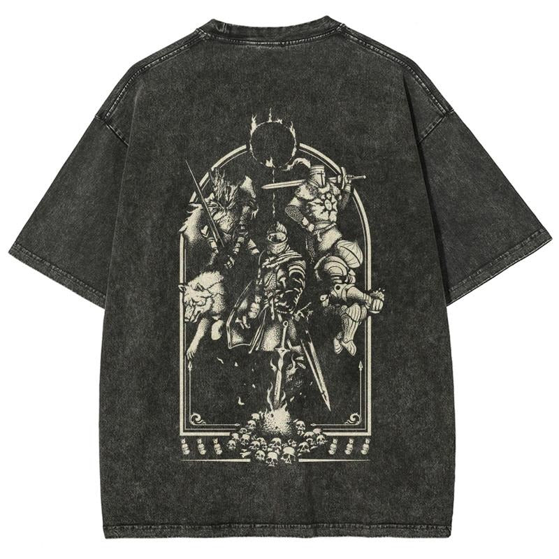 Video Games 90s Graphic Tees Men's T Shirts Graphic Tee T Shirts Funny Graphic Tee Good Graphic Washed Tees Men's Graphic...