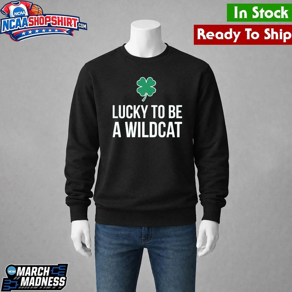 Villanova Baseball Lucky To Be A Wildcat St. Patrick’s Shirt