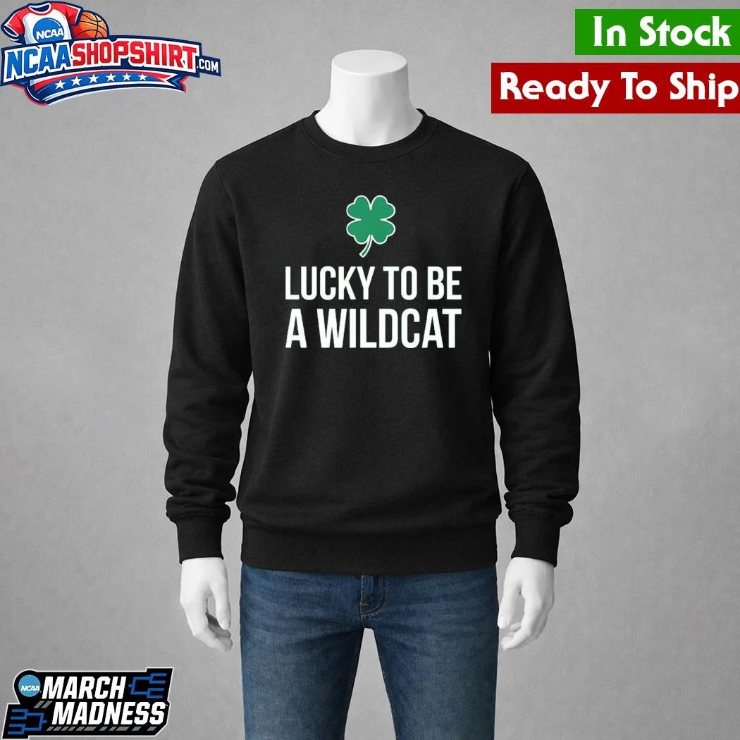 Villanova Baseball Lucky To Be A Wildcat St. Patrick’s Shirt