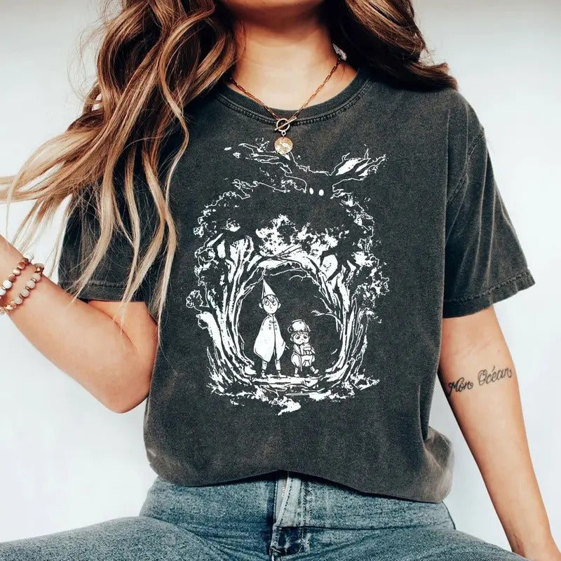 Vintage 0ver The Garden Wall Halloween Shirt, P0ttsfield Shirt, Wonderful Harvest T-shirt, Spooky Season, Halloween...