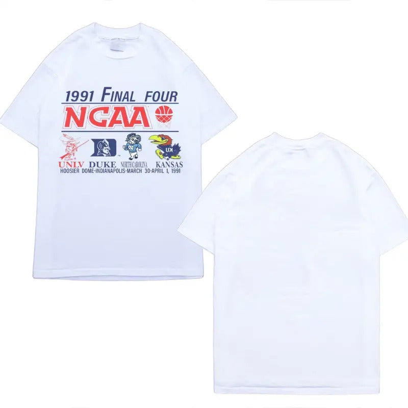 Vintage 1991 NCAA Final Four Collector's T-Shirt Classic Cotton Tee, Gift for Man and Woman Hoodie, Sweatshirt