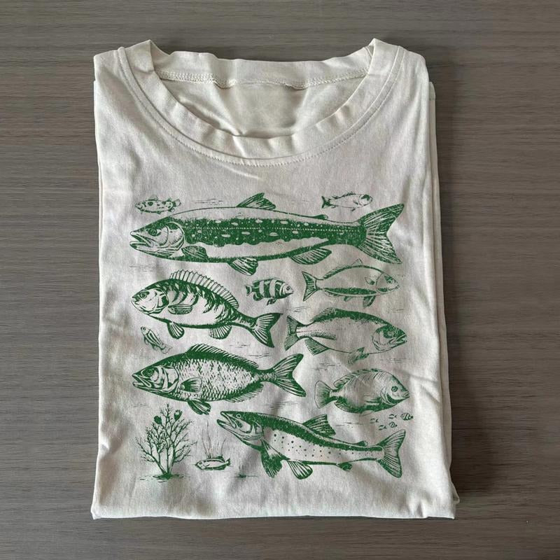 Vintage 90s Fish T-shirt, Retro Bass Fisher Tshirt, Vintage Fish Style Tshirt, Retro Fisher Tshirt, Fish Shirt For Men,...