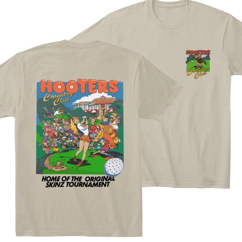 Vintage 90s Hooters Double-Sided Tee - Classic Retro Style T-Shirt Casual Fashion Hoodie, Sweatshirt | HypeCrazeTee.com