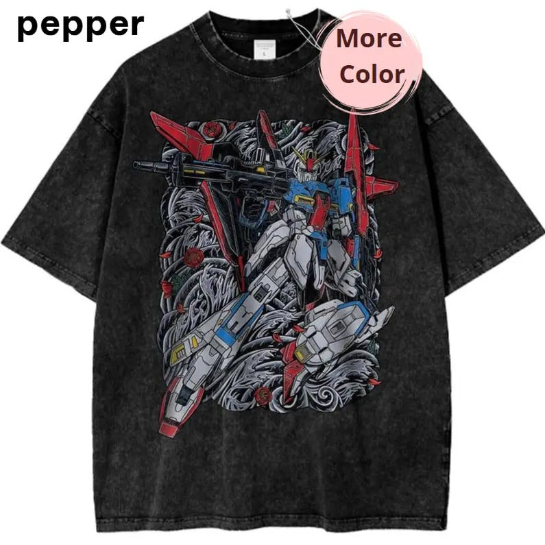 Vintage Anime Gundam Shirt, Graphic T-Shirt for Fans, anime Graphic Tee,  vintage clothing men, anime clothing, Menswear...