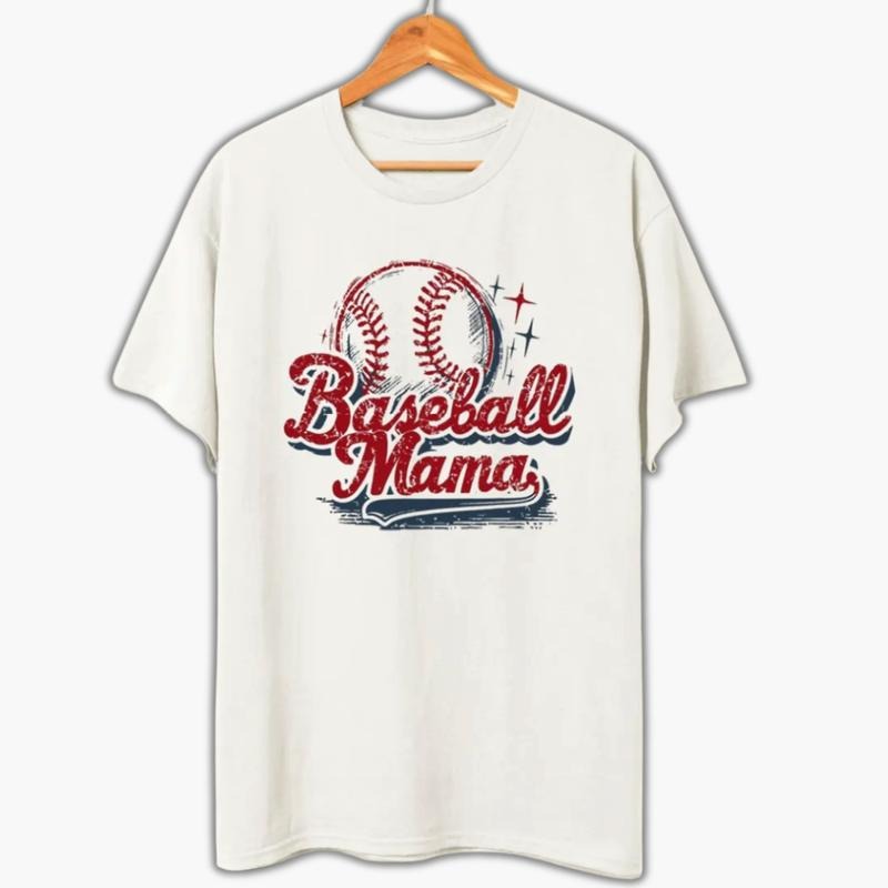 Vintage Baseball Mama Tee,  Baseball Boy TShirt, Baseball Lover Gift, Game Day Shirt, Sport Lover Gift Womenswear Top...