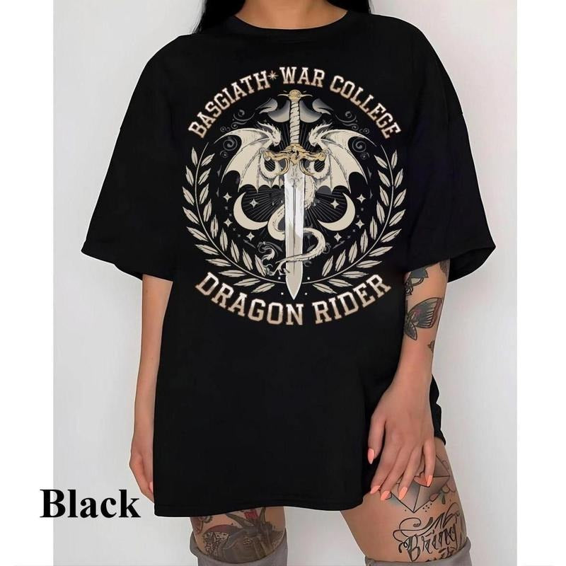 Vintage Basgiath War College Shirt, Dragon Rider Shirt, Violet Sorrengail Tee, Xaden Riorson, Rebecca Yarros, Fourth...