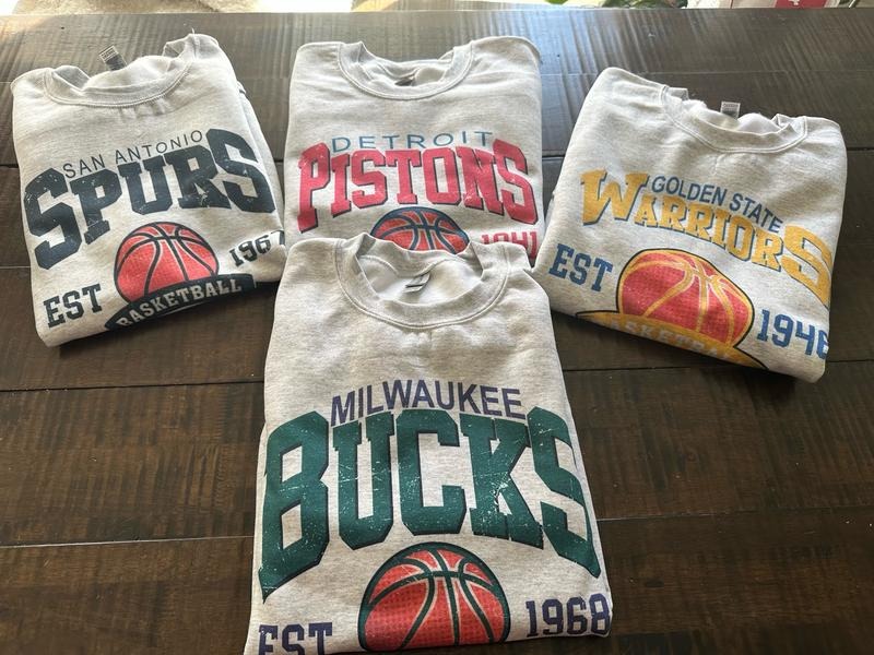 Vintage Basketball Sweatshirt T-Shirts, Hoodie | HypeCrazeTee.com