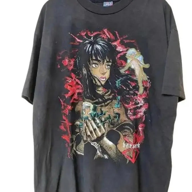 Vintage Berserk Casca Anime Manga T-Shirt Anime Tee Shirt Hoodie, Sweatshirt | HypeCrazeTee.com