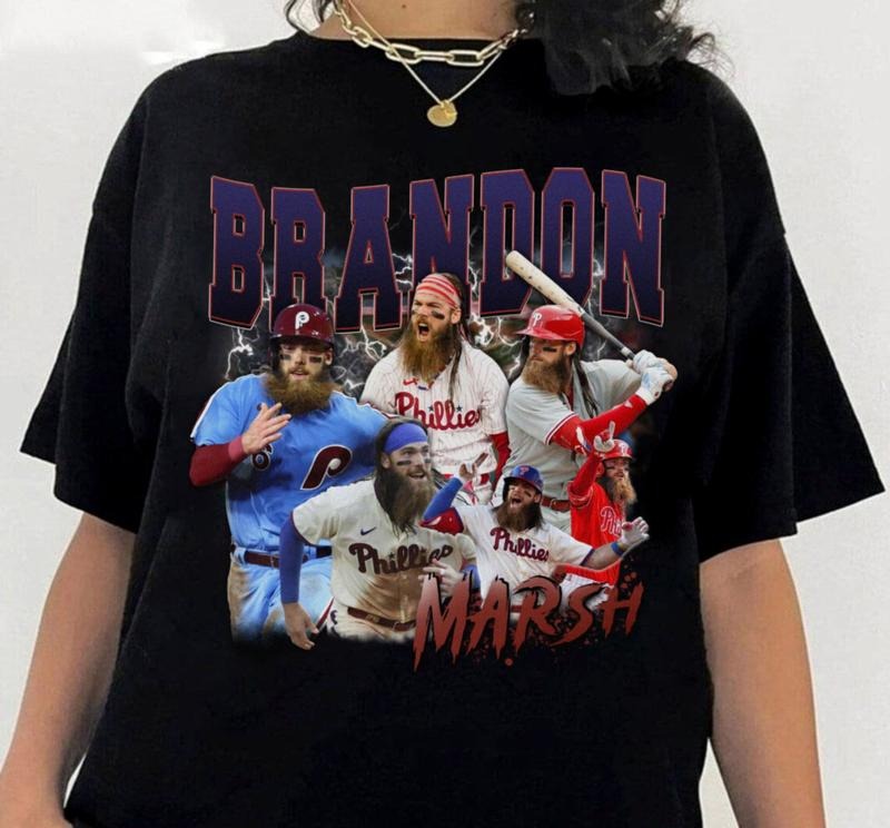 Vintage Brandon Marsh Shirt, Phillies Daycare Shirt, Philadelphia Baseball Shirt, Baseball Jersey Fan Gift, Vintage Sport...
