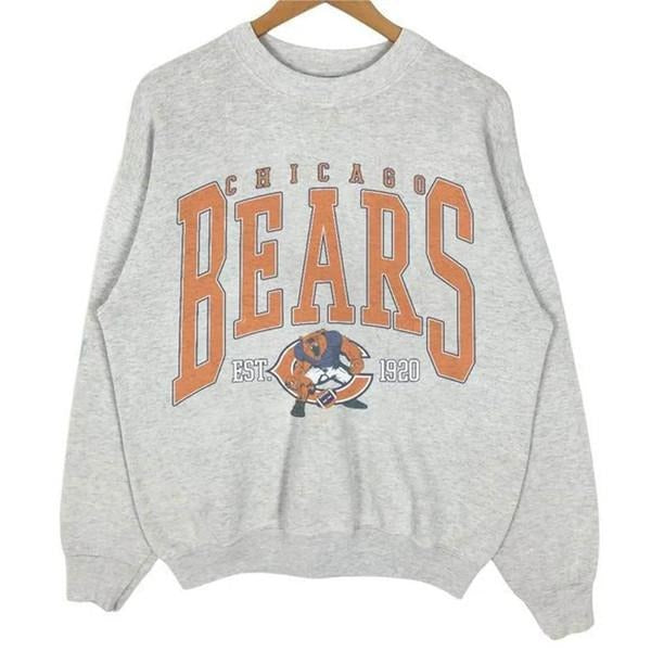 Vintage Chicago Sweatshirt Vintage Bears Football Sweatshirt T-Shirts, Hoodie | HypeCrazeTee.com