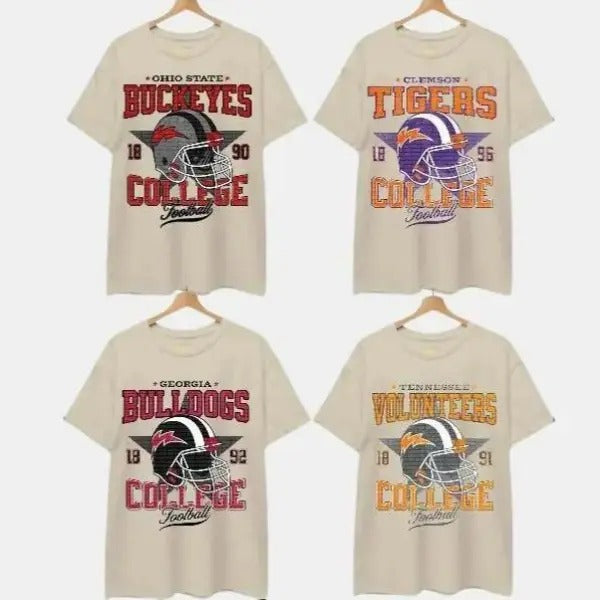Vintage College All Teams NCAA T-shirt, Unisex Classic Hoodie, Sweatshirt | HypeCrazeTee.com