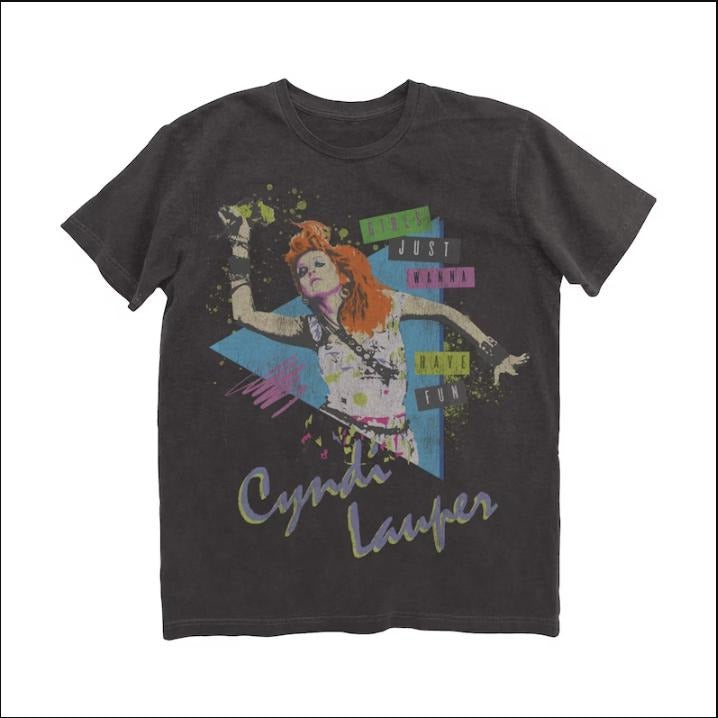 Vintage Cyndi Lauper T-Shirt, Girls Just Wanna Have Fun Shirt 80S Music Hoodie, Sweatshirt | HypeCrazeTee.com