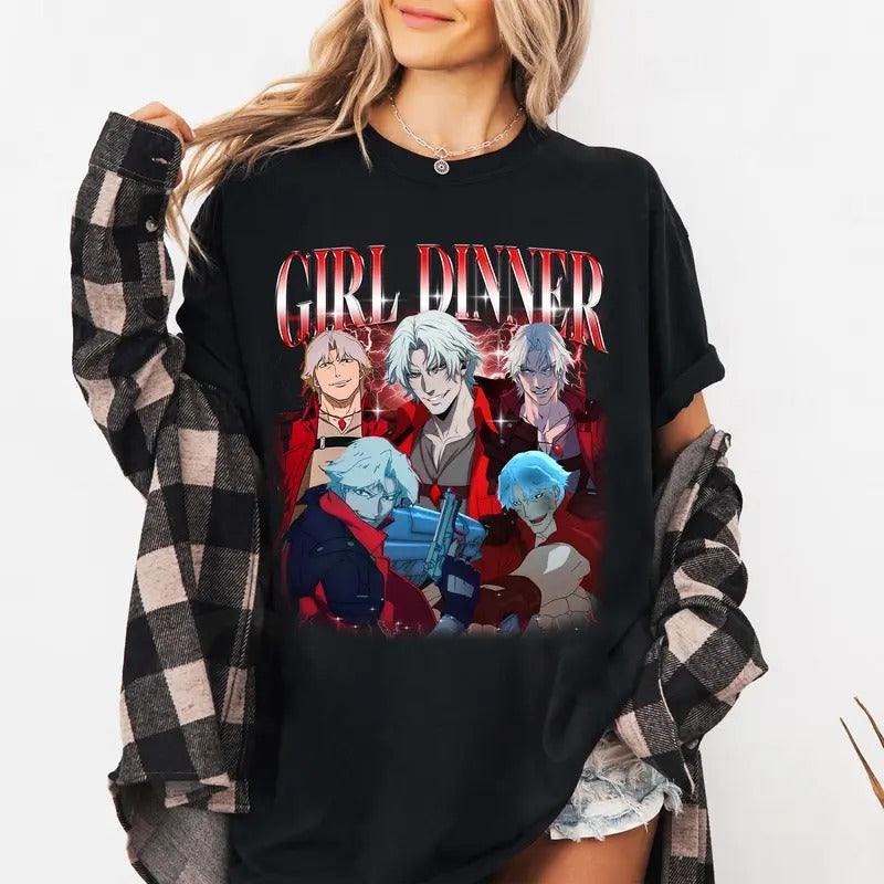 Vintage Devil May Cry Shirt, Anime T-Shirt, Game Shirt, Gift for Anime Fans Hoodie, Sweatshirt | HypeCrazeTee.com