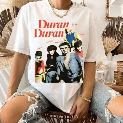 Vintage Duran Duran Music Band Graphic T shirt Cool Style Hoodie, Sweatshirt | HypeCrazeTee.com