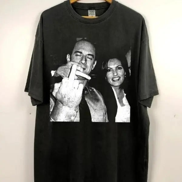 Vintage Elliot Stabler And Olivia Benson Shirt, Elliot and Olivia Shirt, Elliot and Olivia Shirt, Law and Order SVU Tee...
