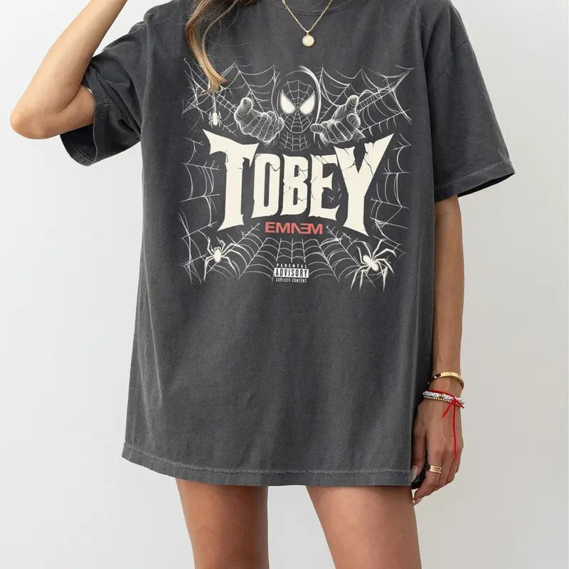 Vintage Emi.nem Shirt Tobey Spider-Verse T-shirt The Death Of Slim Shady Sweatshirt Tobey TDOSS Hoodie Gift For Fans Men...
