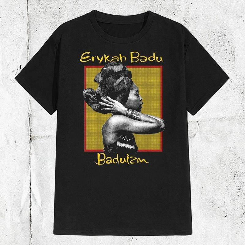 Vintage Erykah Badu T-shirt Hoodie, Sweatshirt | HypeCrazeTee.com