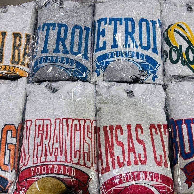 Vintage Football Sweatshirt Hometown Pullover City Football Retro Casual Unisex Crewneck T-Shirts, Hoodie | HypeCrazeTee.com
