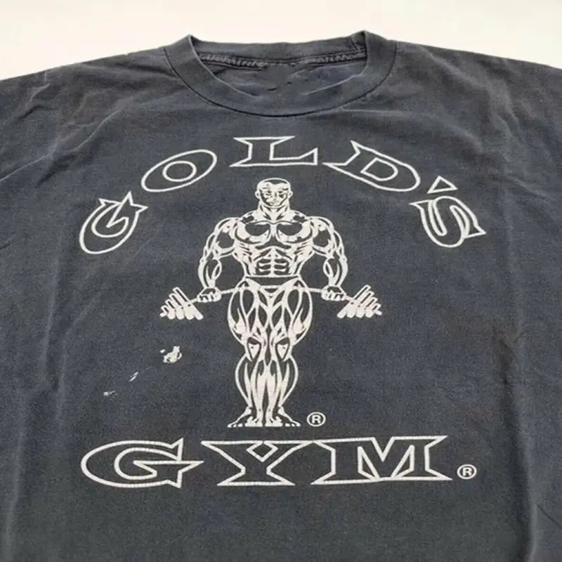Vintage Golds Gym 1990s Retro Shirt, Top Menswear Tshirt Streetwear Hoodie, Sweatshirt | HypeCrazeTee.com