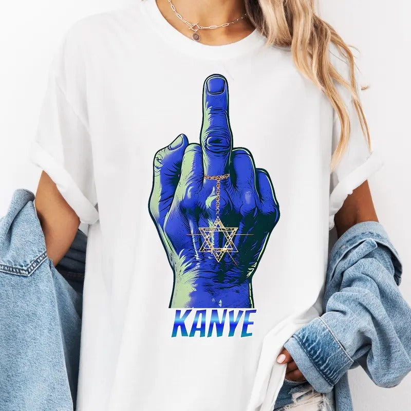 Vintage Graphic Fck Kanye Shirt, Anti Nazi Tee, Unisex Fck Ye Tshirt, Jewish Pride Shirt, Unisex Political Shirt, Anti...