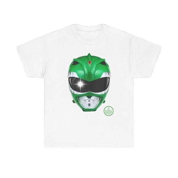 Vintage Green Power Ranger Tee Graphic T Shirt Medium Rare Cotton Menswear Hoodie, Sweatshirt | HypeCrazeTee.com