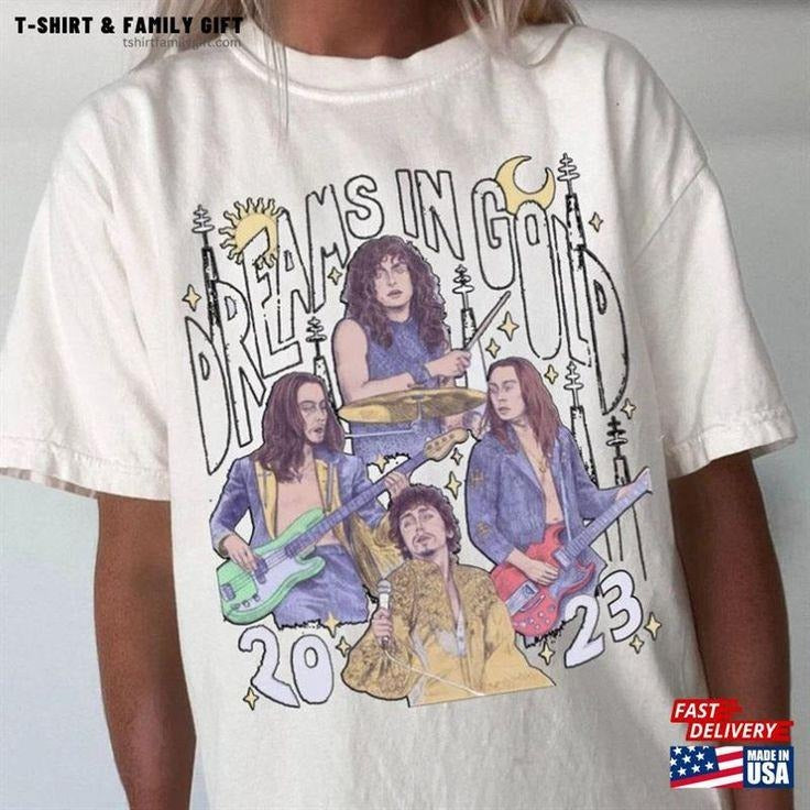 Vintage Greta Tour 2023 Shirt New Album Dream In Gold Unisex Hoodie, Sweatshirt | HypeCrazeTee.com
