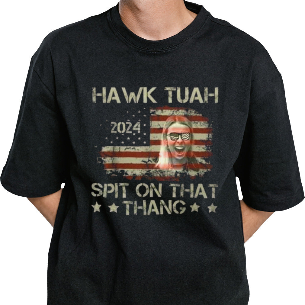 Vintage Hawk Tuah Spit On That Thing Presidential Utah T-shirt