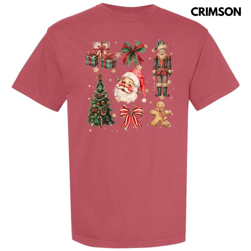 Vintage Holiday Collage Comfort Colors T-Shirt 'NLB' Hoodie, Sweatshirt | HypeCrazeTee.com