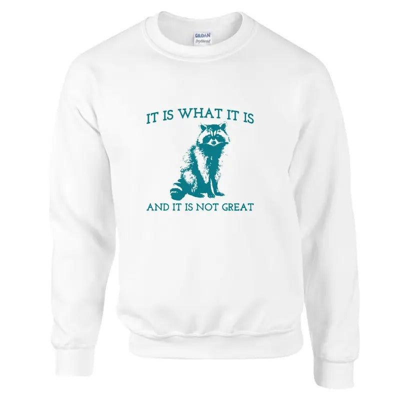 Vintage It Is What It Is And It Is Not Great Sweatshirt T-Shirts, Hoodie | HypeCrazeTee.com