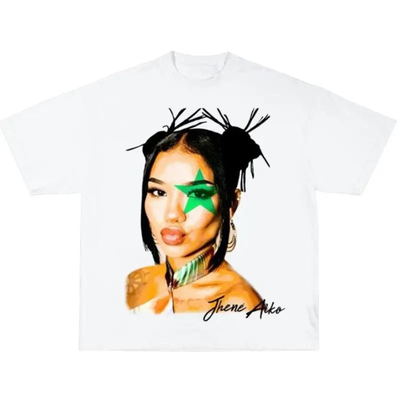 Vintage Jhene Aiko Rap Tee Big Face T-shirt Hoodie, Sweatshirt | HypeCrazeTee.com
