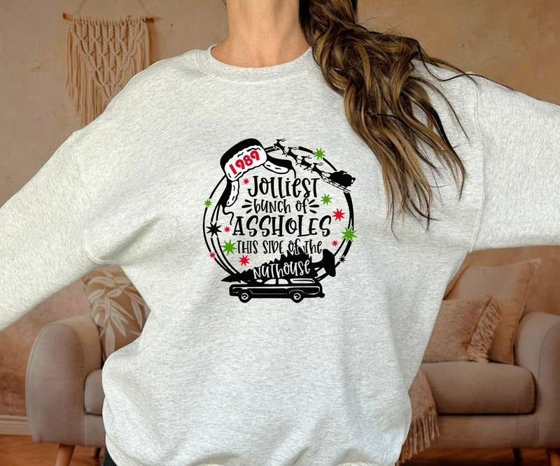 Vintage Jolliest Bunch Crewneck Sweatshirt T-Shirts, Hoodie | HypeCrazeTee.com