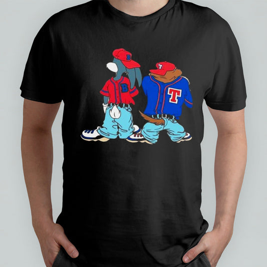 Vintage Looney Tunes Bugs Bunny Taz Aop 90s T-shirt